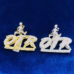 Colgantes de Plata Fina 925 con Diamantes VVS de Corte Brillante de Diseño Único, Certificados IGI, para Hombre, con Nombre Personalizado y Engaste de Canal en Oro - Product Image 4