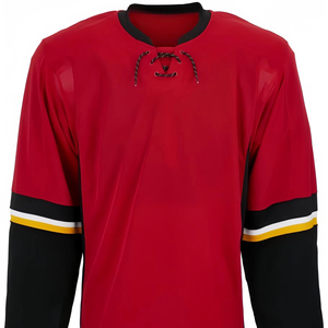 เสื้อฮ็อกกี้น้ำแข็งสำหรับผู้ชายชุดทีมผลิตตามสั่งเครื่องแต่งกายฮ็อกกี้น้ำแข็งพิมพ์ซับลิเมชัน - Product Image 1