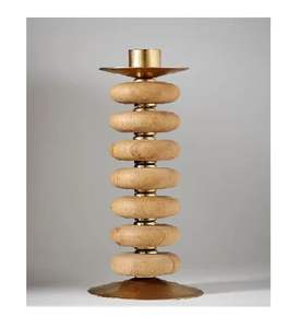 เชิงเทียนไม้อะคาเซียที่วางเทียนสำหรับวางตรงกลางโต๊ะของตกแต่งบ้านเชิงเทียนสำหรับตกแต่งบ้าน - Product Image 5