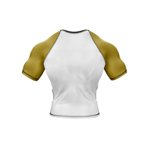 เสื้อออกกำลังกายแขนสั้นของผู้ชายเสื้อแรชการ์ดแบบซับลิเมตออกแบบเองได้ - Product Image 2