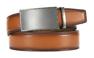 Cinturón de cuero genuino personalizable de Venta caliente estilo occidental con acero para hebilla Disponible en tallas-cuero formal de vaquero al por mayor - Product Image 2