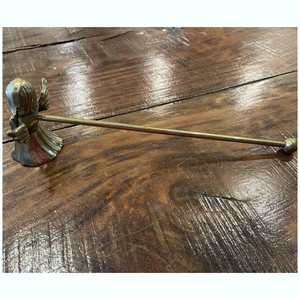 Trending Candle Snuffer for Candle Accessories Decor Silver Color with <b>Black</b> Handgrip Modern Design Metal Brass <b>Trimmer</b> Scissors - Product Image 4