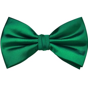 Adjustable Yellow Satin Bow <b>Ties</b> <b>for</b> <b>Men</b> Pre-Tied Cufflink Gift Box Breathable Polyester Silk Plain Style - Product Image 4