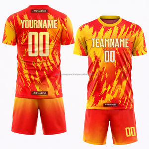 Best Seller Breathable Match Kit Moisture Wicking Sublimation Print Soccer Uniform OEM Factory Direct Soccer Uniform - Product Image 2