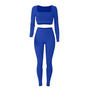 Ensembles de yoga pour femmes fabriqués en spandex sur mesure, teints en couleur et à séchage rapide, fabriqués au prix le plus bas, ensembles de yoga pour femmes - Product Image 2