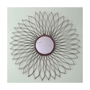 Decoración de pared de Metal espejo Luz de lujo sala de estar metal hierro pared arte decoración del hogar lujo gran oferta arte de la pared Decoración - Product Image 1