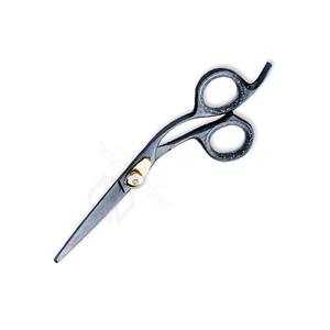 Ciseaux à cheveux incurvés en acier inoxydable tranchant, revêtement coloré, salon de beauté, usage domestique, lames de précision de qualité professionnelle - Product Image 3