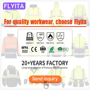 Chaqueta de Trabajo de Alta Visibilidad con Logotipo Personalizado, Chaqueta de Seguridad Reflectante para Construcción - Product Image 5