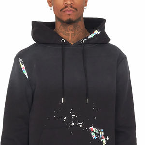 Pantalon évasé sur mesure pour homme, coupe ajustée, avec survêtement empilé, ensemble de jogging de maternité pour l'hiver - Product Image 6