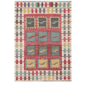 พรมอิมาโกะ ไมมาณา อัฟกานิสถาน พรมคิลิม 239 x 169 ซม. พรมและชุดพรมแบบดั้งเดิม - Product Image 1