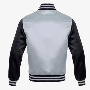 2025 nueva chaqueta de bombardero Varsity Letterman de gran calidad Unisex, chaqueta de satén para hombres y mujeres, chaquetas de invierno de talla grande para hombres - Product Image 4