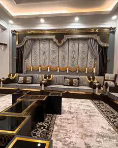 Asientos Orientales para el Suelo, Sofá Étnico, Sofá Árabe Majlis, Sofá Estilo Otomano, Conjunto Árabe Jalsa, Asientos Orientales de Lujo para el Suelo - Product Image 2