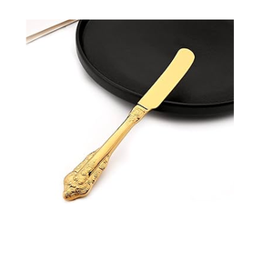 Couteau à beurre en laiton vente chaude Royal Unique poignée Design couteau à beurre en laiton de haute qualité prix de gros - Product Image 1