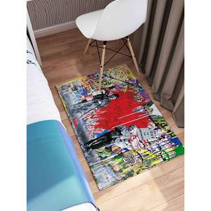 Tapis imprimé - Tapis graffiti Banksy, moderne, cadeau, personnalisé, cuisine, avec tapis à poils doux - Product Image 5