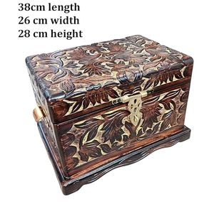 Boîte à bijoux en bois personnalisable de haute qualité, doublée de velours, avec compartiments de rangement pour une protection optimale des bijoux, prix de gros - Product Image 4
