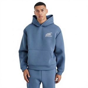 2026OEM Custom Logo Men's Heavyweight Embroidered Hoodie Jogger Tracksuit <b>Sets</b> Private Label Manufacturer - Product Image 5