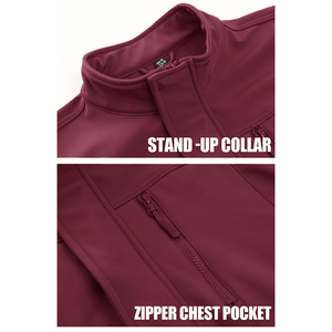 Veste Softshell XL en polyester de haute qualité, respirante, avec capuche, impression de logo personnalisé, livraison ODM saison d'hiver pour hommes - Product Image 5