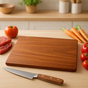 Tabla de cortar de madera al por mayor a precio económico, bandeja de servir de madera de caoba, tabla de servir de madera de teca, utensilios de cocina. - Product Image 6