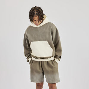 Sudadera con capucha de gran tamaño para hombre, sudadera personalizada de Hip Hop, ropa de peso pesado, Sudadera con capucha de araña con estampado de hojaldre 3D - Product Image 3