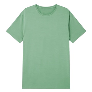 Camisetas de Doble Capa con Detalle de Dobladillo, Camisetas de Polialgodón para Streetwear - Product Image 1