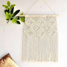 Macramé hecho a mano de la mejor calidad, diseño moderno para colgar en la pared, perfecto para decoración del hogar, sala de estar y dormitorio - Product Image 2