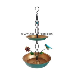 Proveedor directo de fábrica, comedero para pájaros para mascotas New Look chapado en oro de latón antiguo, la mejor calidad superior, tamaño grande, mascota decorativa para interiores - Product Image 5