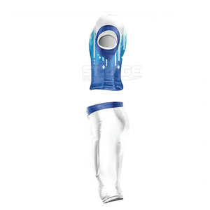 Uniforme de football américain à manches courtes de qualité supérieure respirant en grande taille, best-seller - Product Image 3