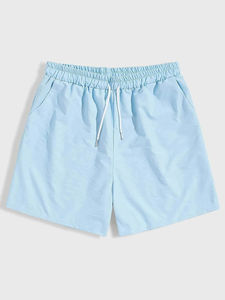 Nueva alta calidad personalizada verano cremallera transpirable estiramiento correr entrenamiento deportes Casual 2 en 1 doble capa hombres gimnasio pantalones cortos - Product Image 4