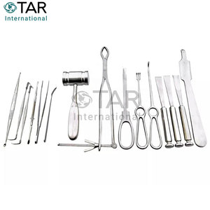 Juego de instrumentos médicos de cirugía ortopédica básica, 24 piezas, acero inoxidable de alta calidad, reutilizable, autoclavable, articulación ósea clínica - Product Image 3