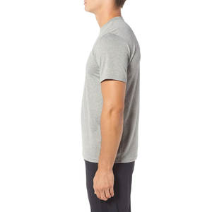 T-shirts personnalisés pour hommes, coupe ajustée, 100% coton, manches courtes, confortables, respirants, motif uni, meilleur tissu tricoté, col rond - Product Image 5
