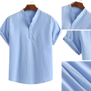 Camisas Casuales Personalizadas para Hombre, Tallas Grandes, Antiarrugas, 100% Algodón/Poliéster, con Logotipo y Color Personalizados - Product Image 4