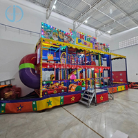 Terrain de jeux pour parc d'attractions extérieur bon marché Équipement de terrain de jeu pour remorque mobile extérieure pour enfants