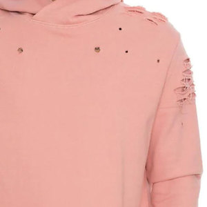 Venta al por mayor hombres desgastados sudaderas con capucha para la venta nueva moda algodón poliéster personalizar sudaderas con capucha - Product Image 4