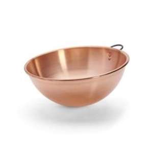 Bol de service en cuivre martelé unique avec un attrait rustique idéal pour les buffets, les repas traditionnels et les accents de décoration. - Product Image 1