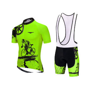 Conjunto de Jersey de Ciclismo de secado rápido para hombre de calidad extrema diseño personalizado uniformes de Ciclismo de manga corta ropa de bicicleta conjunto de chándal OEM - Product Image 1
