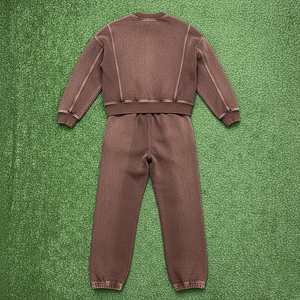 Conjunto Deportivo de Sudadera y Pantalones Jogger de Invierno de Alta Calidad OEM/ODM, 100% Algodón, Felpa, Transpirable, Corte Regular, para Mujer - Product Image 2