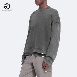 เสื้อสเวตเตอร์แบบใหม่สำหรับผู้ชายเสื้อสเวตเตอร์มีฮู้ดสไตล์สตรีทแวร์ผ้าหินพิมพ์ลายออกแบบได้ตามที่ต้องการ - Product Image 4