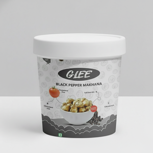 Nueces Makhana Tostadas Picantes con Sabor a Pimienta Negra, 30g, Sin Gluten, Bajas en Grasa, en Caja de Papel - Product Image 1