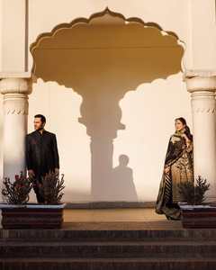 Lehenga choli อินเดียชุดเจ้าสาวผ้าไหมหลากสีปักสำหรับงานแต่งงานและงานปาร์ตี้0184เสื้อผ้าปากีสถาน - Product Image 3