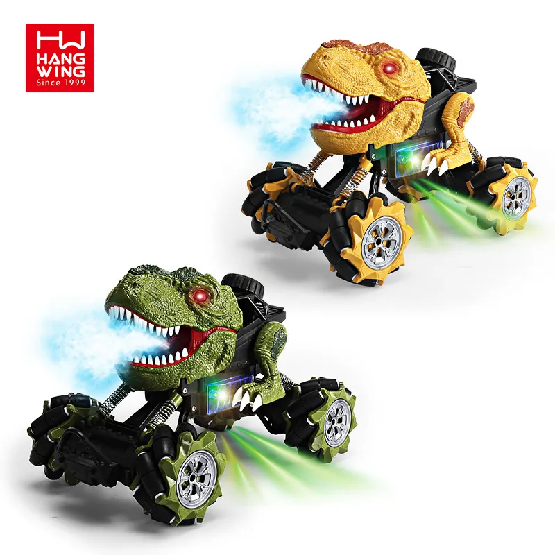 Hw Speelgoed 2.4G 1:16 Intelligente Spray Afstandsbediening Stunt Drift Simulatie Dinosaurus Rc Radio Elektrische Auto Voor Kinderen Jongens