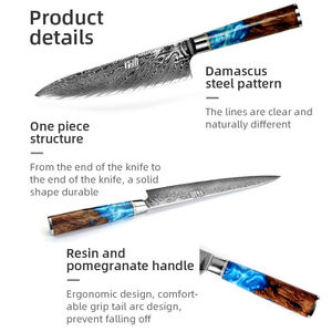 Cuchillo de Chef hecho a mano, cuchillo de cocina de alta calidad de Pakistán, cuchillo de Chef profesional, herramienta de cocina afilada de acero inoxidable - Product Image 5