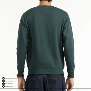 Sudadera de Hombre de Alta Calidad, Algodón/Poliéster, 430 g/m², Corte Holgado, Hombros Caídos, Logotipo Personalizado Bordado, Lisa - Product Image 5
