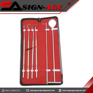 Professional Stainless Steel Veterinary Probe Scaler Dental <b>Cleaning</b> <b>Tool</b> dental set surgical instruments By Sign-Age Surgical - Product Image 5