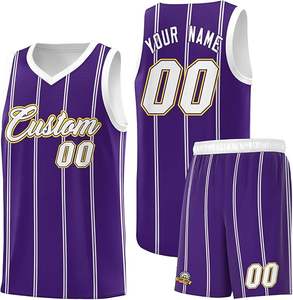 Fabrication professionnelle hommes basket-ball uniforme de haute qualité respirant Pakistan fait basket-ball uniforme à vendre - Product Image 3