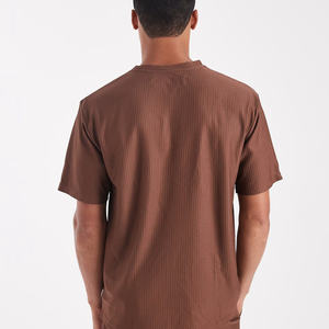 T-shirt surdimensionné à logo personnalisé, T-shirt court, 100% coton, écologique, unisexe, nouvelle arrivée - Product Image 4