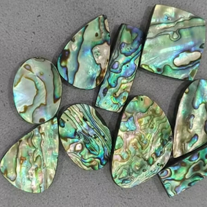 หินเปลือกหอยเป๋าฮื้อธรรมชาติขัดเงา รูปทรงคละแบบ สำหรับทำเครื่องประดับ ลดราคาพิเศษ - Product Image 1