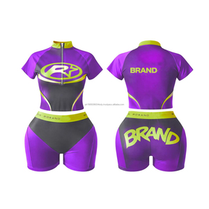 Conjunto de Chaqueta Corta y Pantalones Cortos Deportivos Personalizados de Dos Piezas, Chaqueta Corta con Cierre de Cremallera, Ropa Deportiva de Nailon y Poliéster para Hombre - Product Image 4