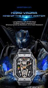 Reloj Inteligente Deportivo para Exteriores X1 Pro, Batería de Larga Duración de 1000 mAh, Llamadas <span class=keywords><strong>por</strong></span> Bluetooth, Frecuencia Cardíaca, SpO2, Seguimiento del Sueño, IP67 - Product Image 3