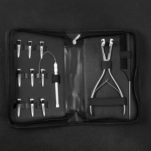 Pro Commercial Use Hair Extensions Kit with Sustainable Stainless Steel Tool Tape Sealing Plier/Comb/Styling Clips Tools - Product Image 5