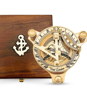 Brújula con caja de madera Regalo para papá Regalo de bautismo Regalo de aniversario Regalo del día de graduación Regalos de Navidad - Product Image 1